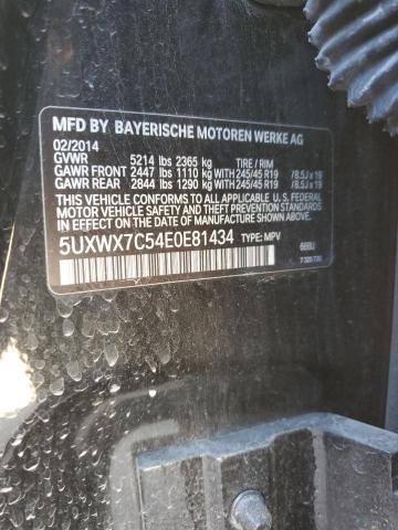 5UXWX7C54E0E81434 BMW X3 Xdrive35i