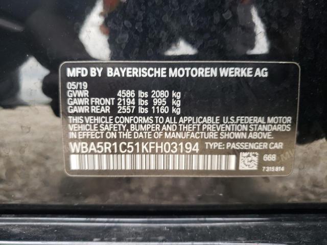 WBA5R1C51KFH03194 BMW 330I