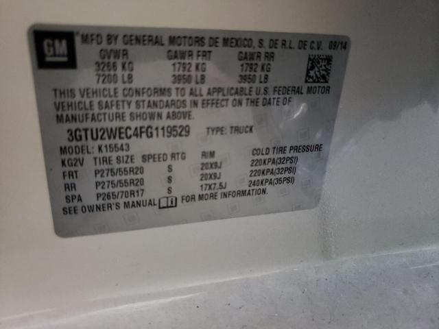 3GTU2WEC4FG119529 GMC Sierra K1500 Denali