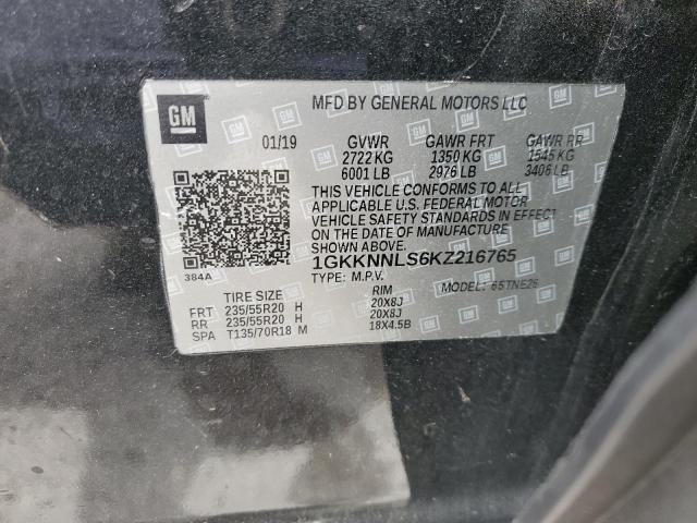 1GKKNNLS6KZ216765 GMC Acadia Slt-2
