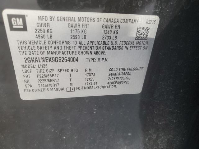 2GKALNEK9G6264004 GMC Terrain Sle