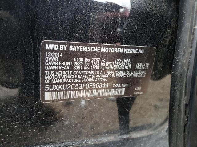 5UXKU2C53F0F96344 BMW X6 Xdrive35i