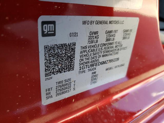 1GTU9FED6MZ395339 GMC Sierra K1500 Denali