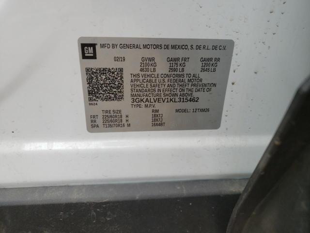 3GKALVEV1KL315462 GMC Terrain Slt