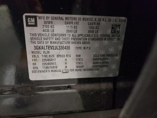 3GKALTEV2JL336436 GMC Terrain Sle
