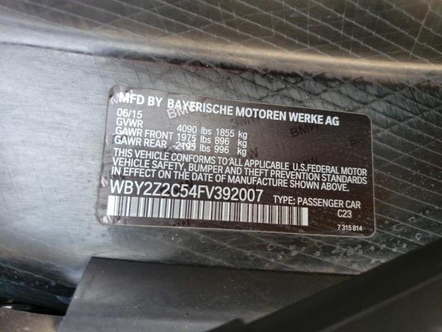 WBY2Z2C54FV392007 BMW I8