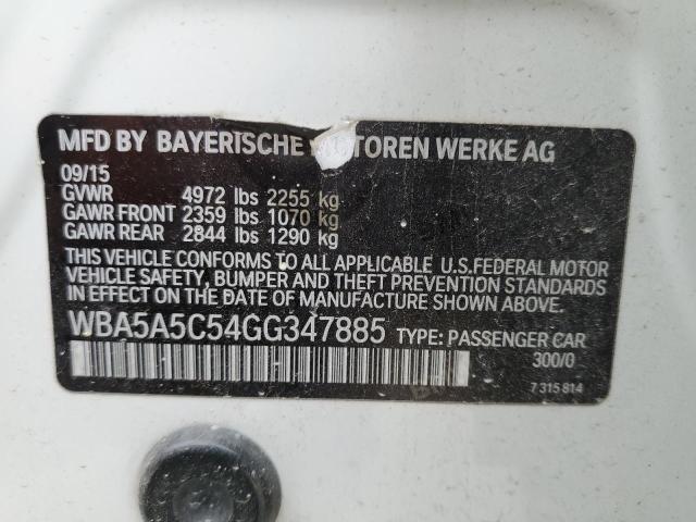 WBA5A5C54GG347885 BMW 528 I