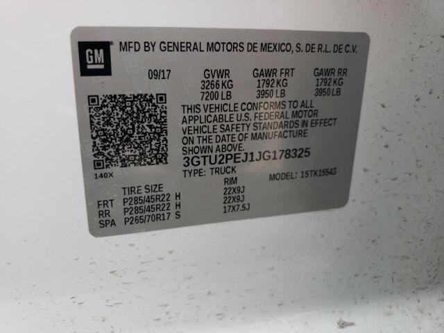 3GTU2PEJ1JG178325 GMC Sierra K1500 Denali