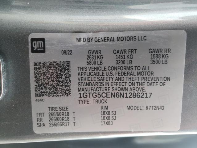1GTG5CEN6N1286217 GMC Canyon Elevation
