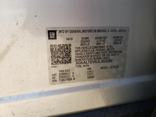 3GKALTEV5JL353182 GMC Terrain Sle