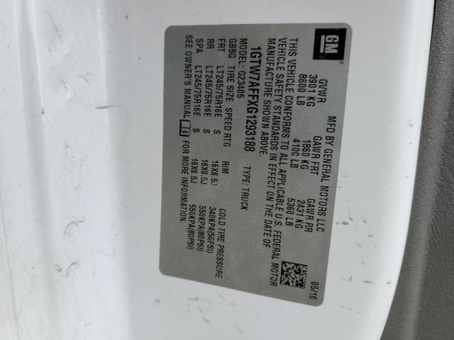 1GTW7AFFXG1293188 GMC Savana G2500