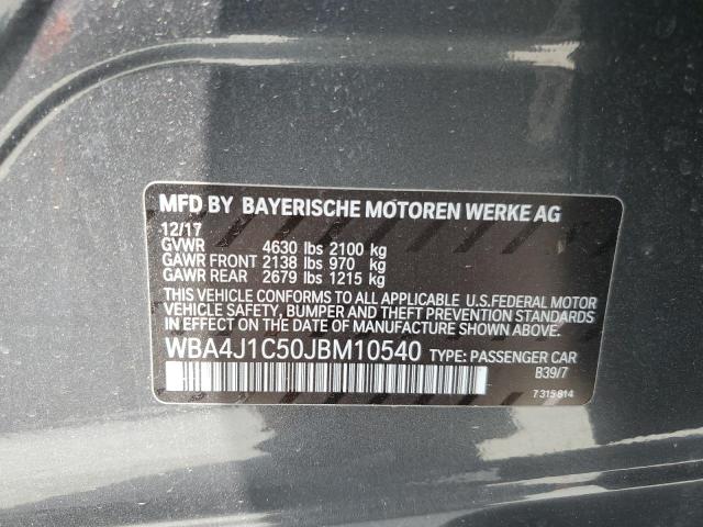 WBA4J1C50JBM10540 BMW 430i Gran Coupe