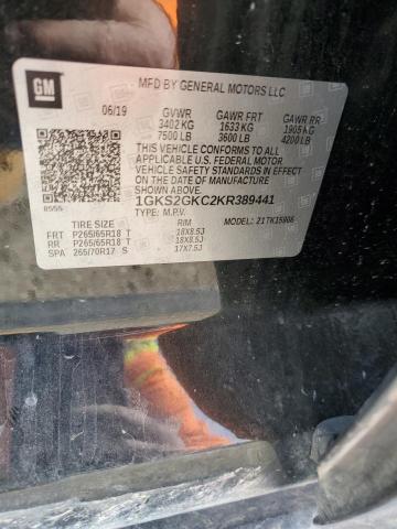 1GKS2GKC2KR389441 GMC Yukon Xl K1500 Slt