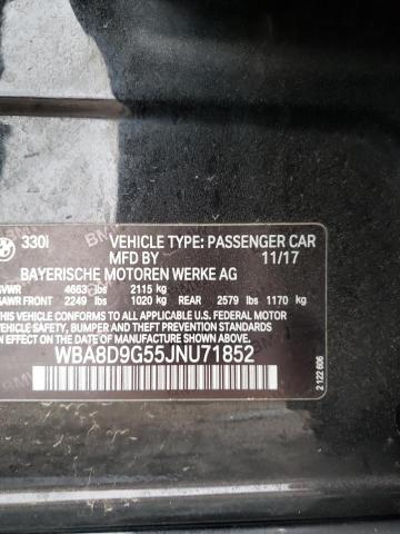 WBA8D9G55JNU71852 BMW 330 XI