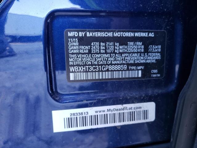 WBXHT3C31GP888859 BMW X1 Xdrive28i
