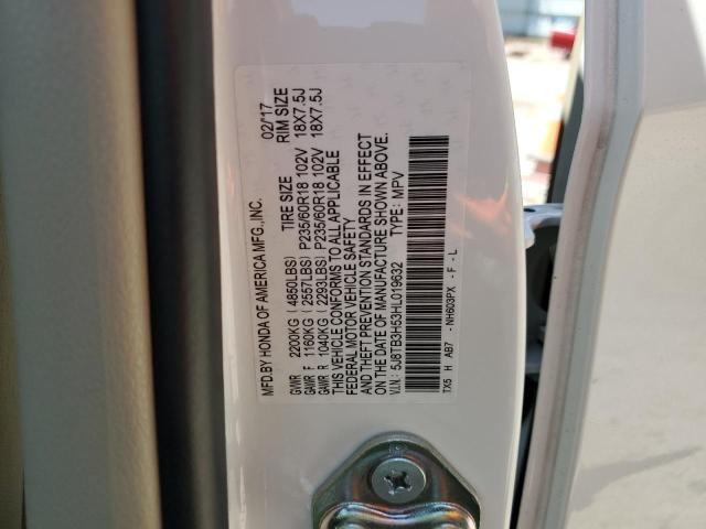 5J8TB3H53HL019632 Acura Rdx Technology