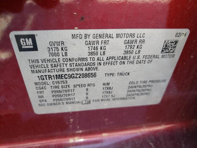 1GTR1MEC9GZ208656 GMC Sierra C1500 Sle