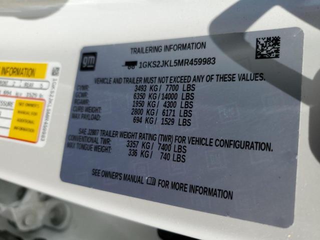 1GKS2JKL5MR459983 GMC YUKON XL DENALI