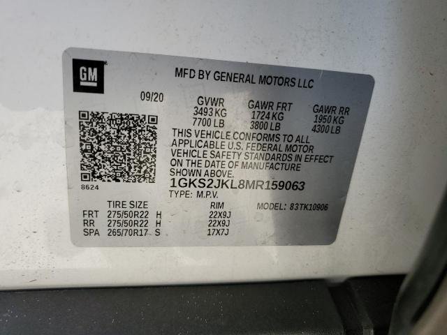 1GKS2JKL8MR159063 GMC YUKON XL DENALI