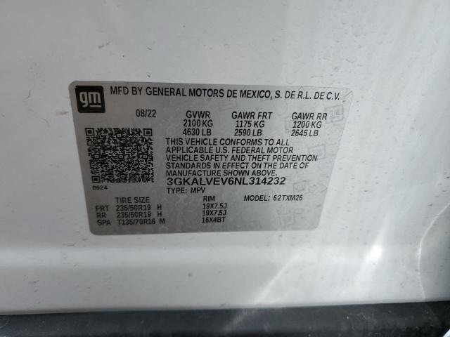 3GKALVEV6NL314232 GMC Terrain Slt