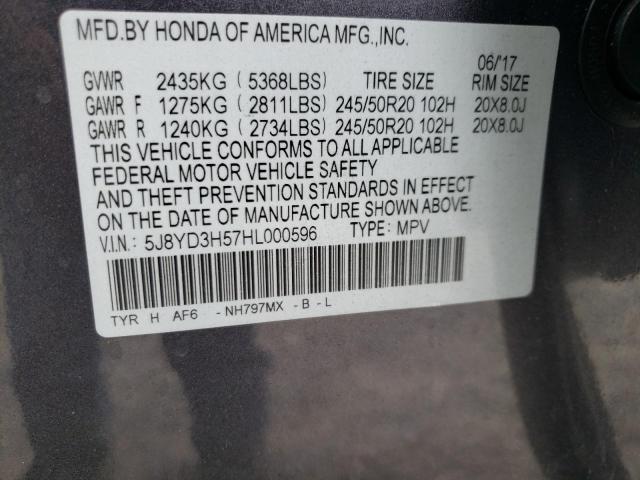 5J8YD3H57HL000596 Acura Mdx Technology