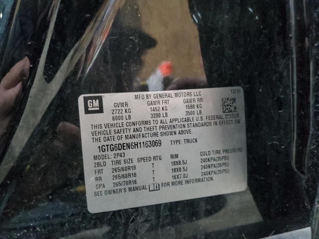 1GTG6DEN6H1163069 GMC CANYON SLT