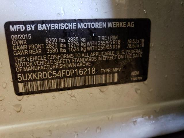 5UXKR0C54F0P16218 BMW X5 Xdrive35i