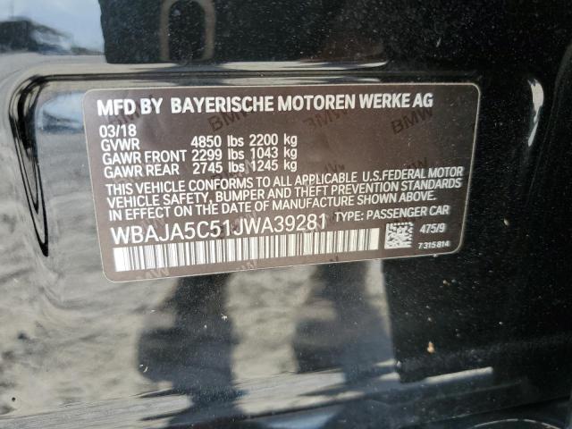 WBAJA5C51JWA39281 BMW 530 I