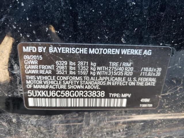 5UXKU6C58G0R33838 BMW X6 Xdrive50i