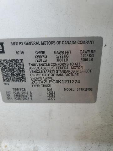 2GTV2LEC0K1211274 GMC Sierra Limited K1500