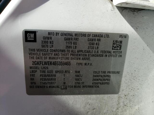 2GKFLWEK4E6359465 GMC Terrain Sle