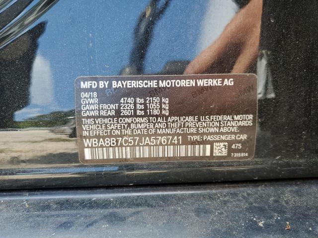 WBA8B7C57JA576741 BMW 340 XI