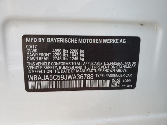 WBAJA5C59JWA36788 BMW 530 I