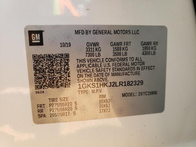 1GKS1HKJ2LR182329 GMC YUKON XL DENALI