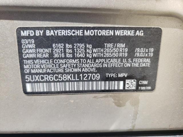5UXCR6C58KLL12709 BMW X5 Xdrive40i
