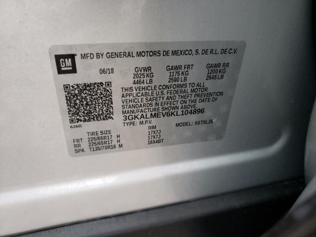 3GKALMEV6KL104896 GMC Terrain Sle