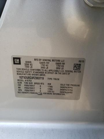 1GTV2UEC0FZ363719 GMC Sierra K1500 Sle