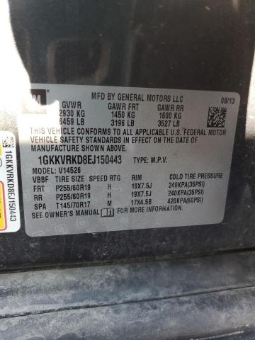 1GKKVRKD8EJ150443 GMC Acadia Slt-1