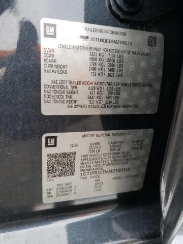 1GTU9DED5MZ160113 GMC Sierra K1500 Slt