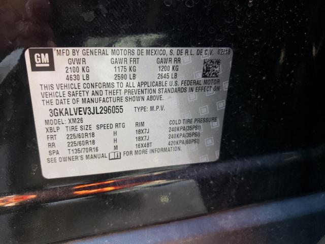 3GKALVEV3JL296055 GMC Terrain Slt