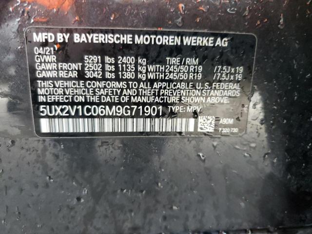 5UX2V1C06M9G71901 BMW X4 Xdrive30i