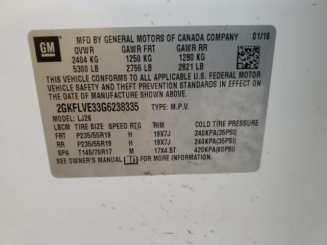 2GKFLVE33G6238335 GMC Terrain Denali