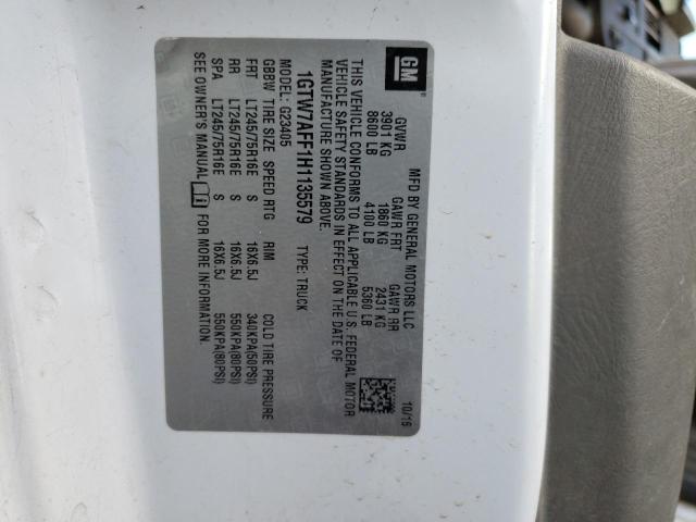 1GTW7AFF1H1135579 GMC Savana G2500