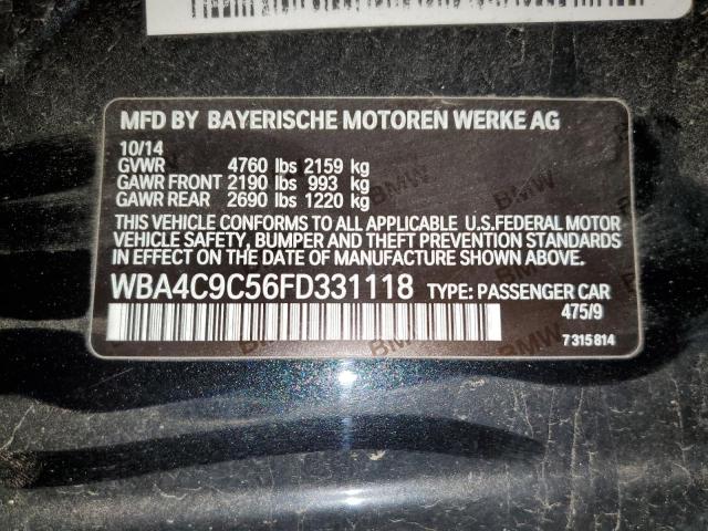 WBA4C9C56FD331118 BMW 428 Xi Gran Coupe Sulev