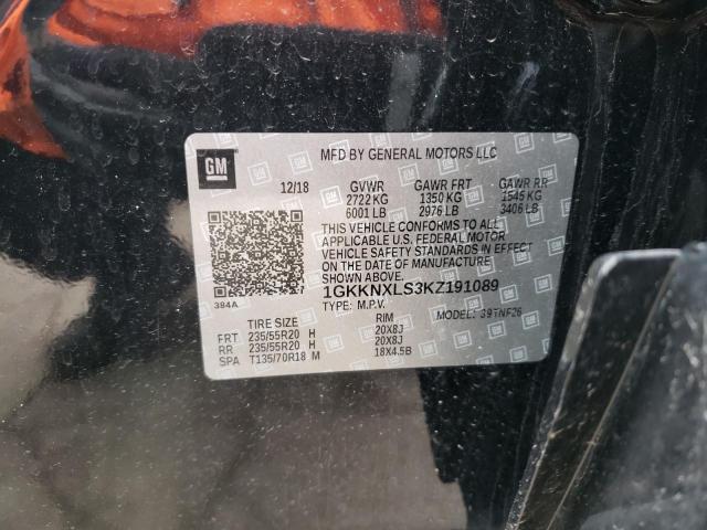 1GKKNXLS3KZ191089 GMC Acadia Denali