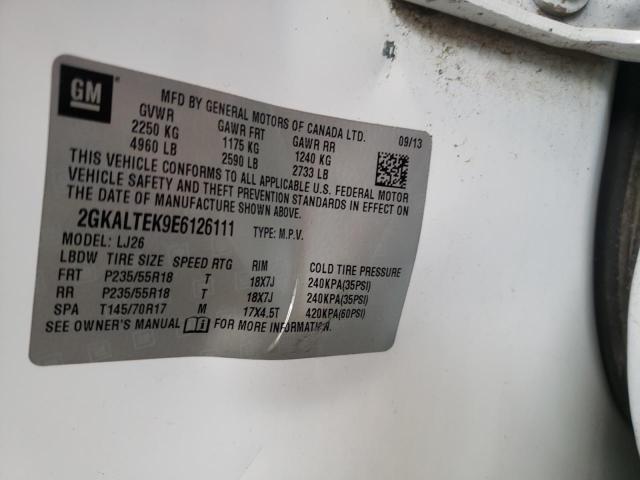 2GKALTEK9E6126111 GMC Terrain Slt