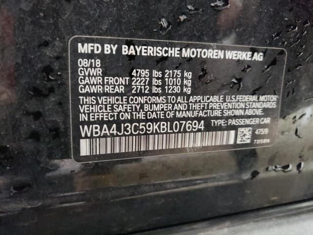 WBA4J3C59KBL07694 BMW 430xi Gran Coupe