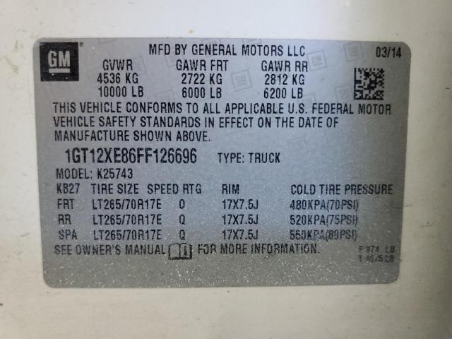 1GT12XE86FF126696 GMC Sierra K2500 Heavy Duty
