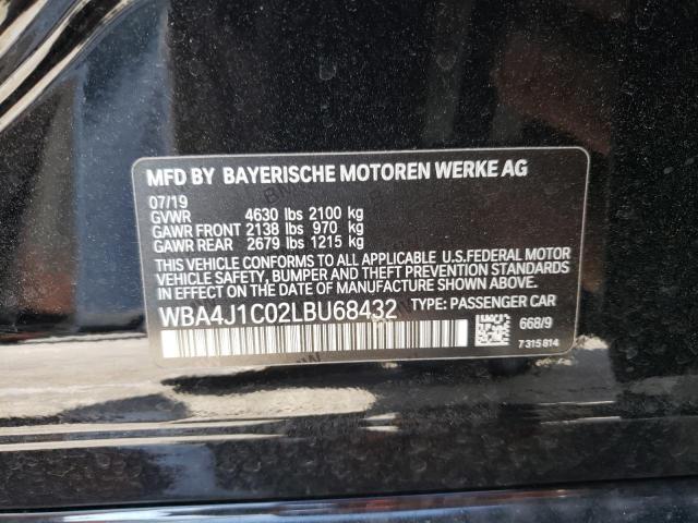 WBA4J1C02LBU68432 BMW 430i Gran Coupe