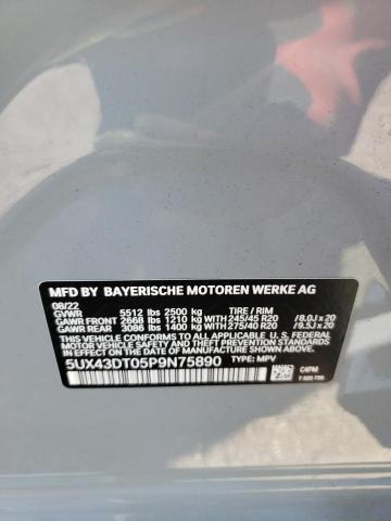 5UX43DT05P9N75890 BMW X4 M40i